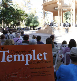 La Banda Municipal de Castellón en concierto 9 de Octubre
