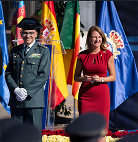 La Plaza Mayor acogerá los actos institucionales de la Fiesta Nacional y de la Virgen del Pilar, patrona de la Guardia Civil