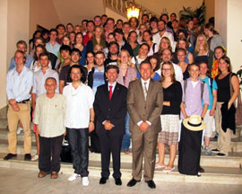 Recepción en el Ayuntamiento de Castellón a la Orquesta Juvenil del Estado de Hamburgo (Alemania)