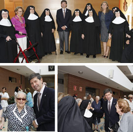 Entrañable visita al Asilo del Alcalde de Castellón.