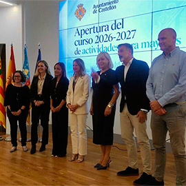 Castellón presenta el curso de actividades para mayores con 4.743 plazas ofertadas y 92 propuestas distribuidas en 227 grupos