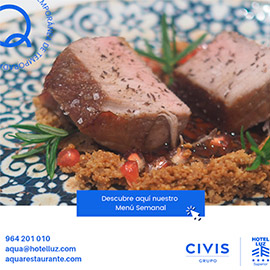 Menú Ruta de Sabor de aQua Restaurant
