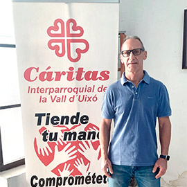 Roberto Beltrán, nuevo director de Cáritas Interparroquial de la Vall d´Uixó