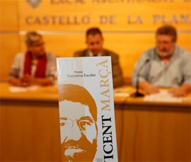 El Ayuntamiento de Castellón presenta una nueva edición del “Premi de Narrativa Escolar Vicent Marçà”