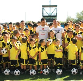 Presentación del CD Roda con Bruno Soriano y José Manuel Catalá.