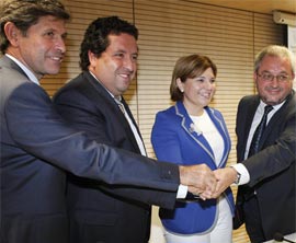 Presentación de un estudio sobre el impacto económico del Corredor Mediterráneo