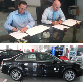 El SEAT EXEO coche oficial del Playas de Castellón FS