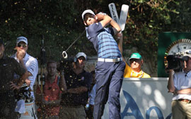 Sergio García acecha el liderato del Andalucía Masters