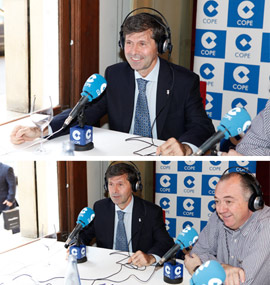 El alcalde de Castellón en el programa de la COPE en el Casino Antiguo