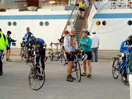 El crucero Windstar recala el domingo en PortCastelló con 200 amantes de la bicicleta