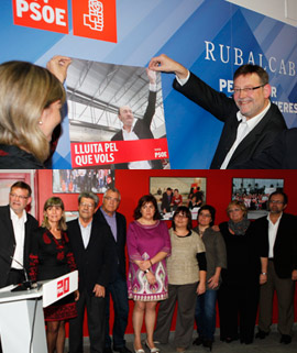 Inicio de campaña electoral del PSOE en Castellón