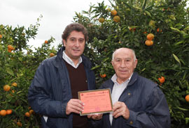 El Ayuntamiento de Castellón  comienza el reparto de las tarjetas identificativas a los agricultores del término municipal para evitar robos