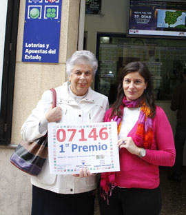 La administración de lotería nº 11 de Castellón da un primer premio en la Lotería Nacional.