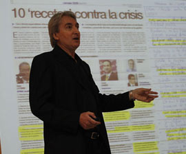 Conferencia del arquitecto Jaime Sanahuja en el XI Congreso de Técnicos Cerámicos