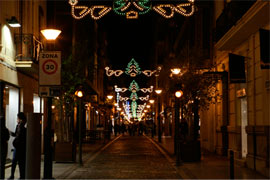 Las luces de Navidad de la ciudad de Castellón se encenderán el día 10 por la tarde