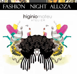 Higinio Mateu en la Fashion Night de Alloza