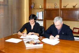 La Fundación Borja Sanchez y el colegio Oficial de Farmacéuticos firman un convenio de colaboración