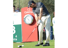 Sergio García en la gran final del Circuito Europeo, el Dubai World Championship