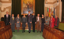 La Alcaldesa en funciones, Marta Gallén, ha recibido hoy al Alcalde de la localidad rusa de Obninsk