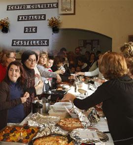 Degustación gastronómica de las regiones de España en el Centro Andaluz de Castellón