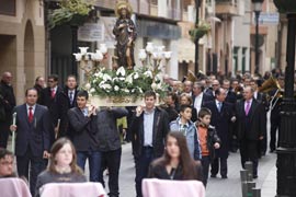 Numerosos devotos acudieron a la procesión de Sant Roc Cassola Canyaret