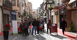 Domingo de compras en la calle Alloza