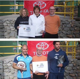 Tradicional torneo de pádel de navidad Trofeo Toyota en Torre Bellver