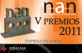 ECOM4TILE by CERACASA finalista en los premios NAN arquitectura y construcción