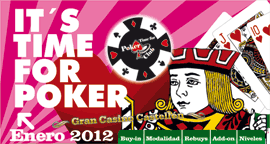 La agenda de poker de enero con dos grandes acontecimientos en el Gran Casino Castellón
