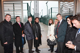Inauguración de las nuevas pistas de pádel junto al Estadio Castalia