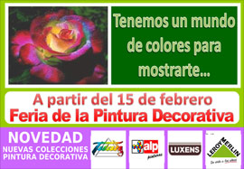 En Leroy Merlin, a partir del 15 de febrero, Feria de la Pintura decorativa