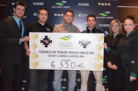 El V torneo mensual del Gran Casino Castellón reparte 20.000€ en premios