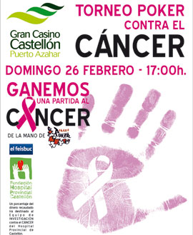 Torneo contra el cáncer y un poquito de humor para este fin de semana en el Gran Casino Castellón