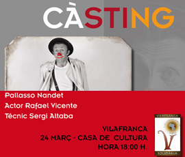 Vilafranca solidària organiza el espectáculo Casting