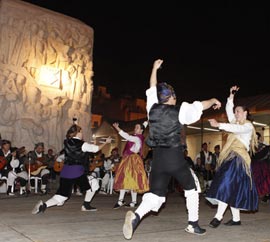 Jotas Aragonesas en la Plaza Santa Clara