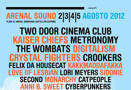 Digitalism (Live), Felix Da Housecat y Crookers encabezan la electrónica del Arenal Sound 2012