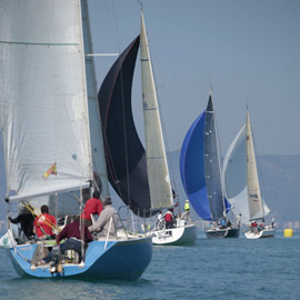 Fotografías de la regata del sábado en el 65 Trofeo Magdalena del Club Náutico Castellón
