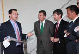 Alfonso Bataller visita el CEEI Castellón como muestra de su apoyo al emprendedurismo y la innovación