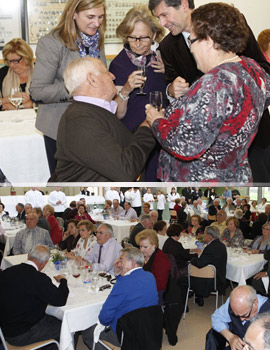 Comida celebración de las bodas de oro de Gente Mayor