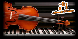 Audición de piano y violín en Mondo Rítmic el sábado 14 de abril