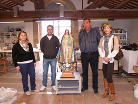 Los vecinos de Catí celebraron el lunes de Pascua con la imagen de L´Avellà restaurada