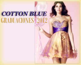 Cotton Blue viste con estilo y color tu graduación