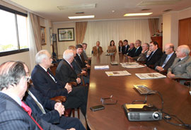 Alfonso Bataller ha visitado hoy las instalaciones de Unión de Mutuas