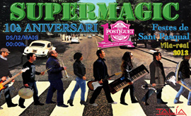La orquesta Supermágic en las fiestas Vila-real