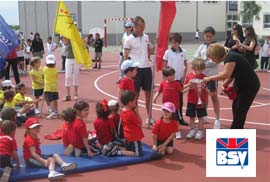 Día del deporte en infantil en Laude BSV