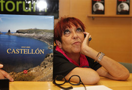 Maruja Torrres, premio Planeta y Nadal, en Castellón presentando su última novela 