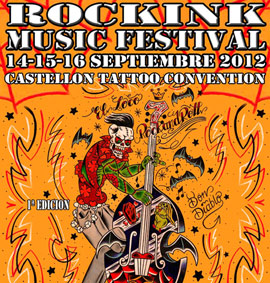 ROCKINK MUSIC FESTIVAL en la 6ª Castellón Tattoo Convention