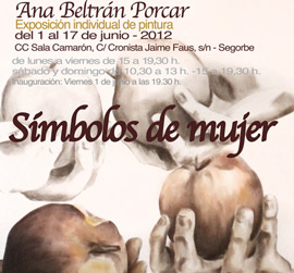 Símbolos de mujer, exposición de pintura de Ana Beltrán Porcar