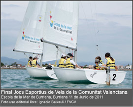 Los niños protagonizarán la Final Autonómica de los Jocs Esportius de Vela en Burriana