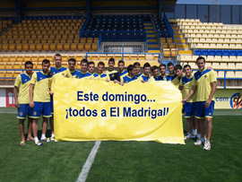 Los jugadores del VILLARREAL B piden a la afición que les acompañen este domingo en la despedida de la temporada en El Madrigal